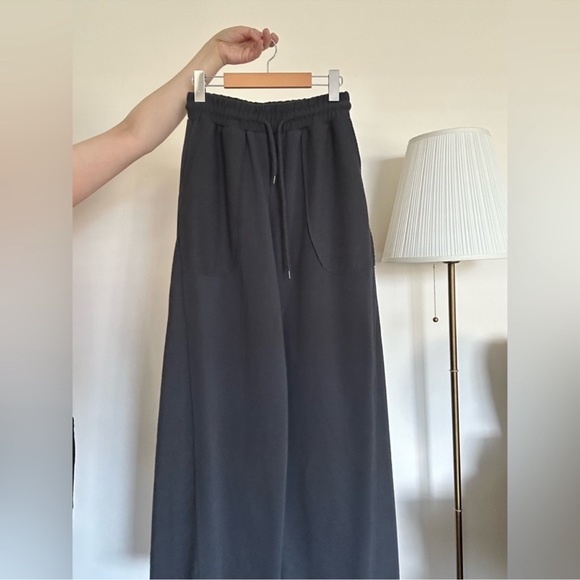Wide leg pants / Cotton pants size - medium ( M ) - Picture 4 of 6
